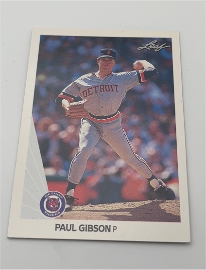 1990 Leaf #298 Paul Gibson — front