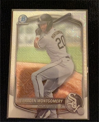 2025 Bowman Chrome #BCP-132 Braden Montgomery — front