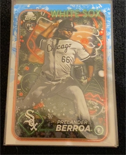 2024 Topps Holiday #H182 Prelander Berroa — front