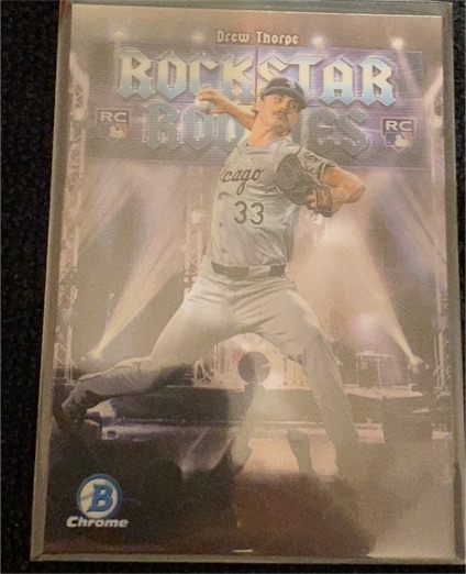 2025 Bowman Chrome #RR-14 Drew Thorpe Rockstar Rookies RC — front