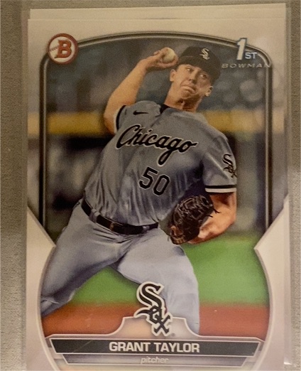 2023 Bowman Draft #BD-8 Grant Taylor — front