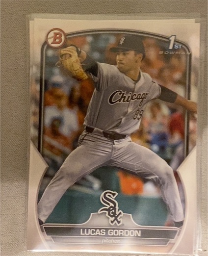 2023 Bowman Draft Chrome #BDC-126 Lucas Gordon — front