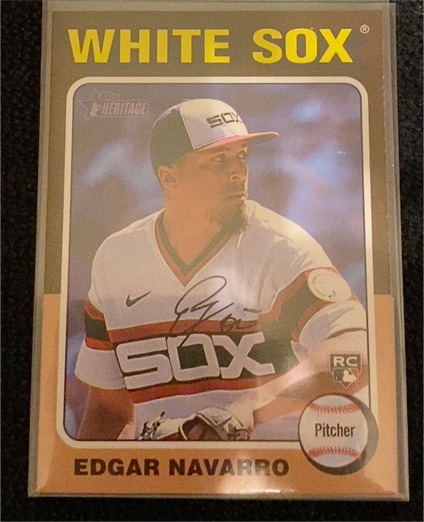 2024 Topps Heritage #362 Edgar Navarro — front