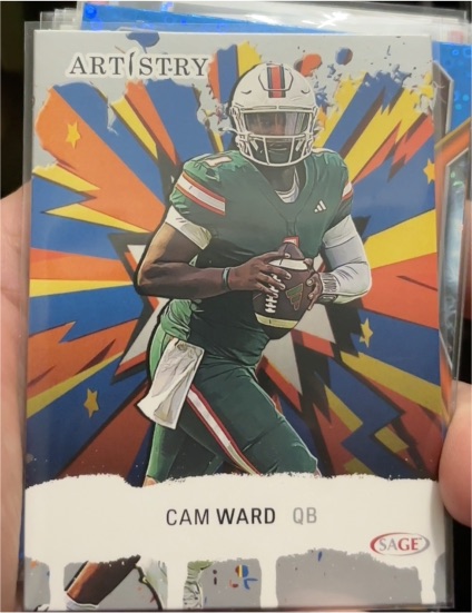 2025 Sage Artistry #3 Cam Ward — front