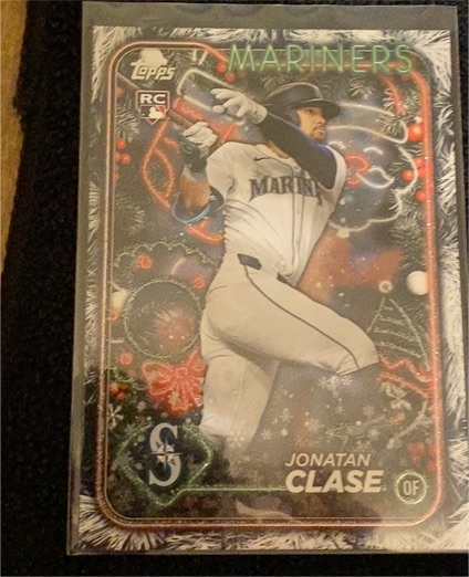 2024 Topps Holiday #H14 Jonatan Clase — front