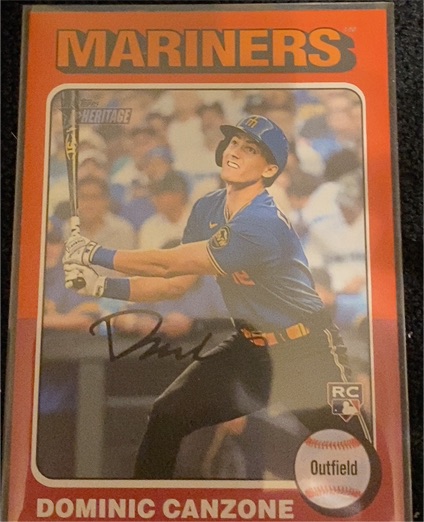 2024 Topps Heritage #426 Dominic Canzone — front