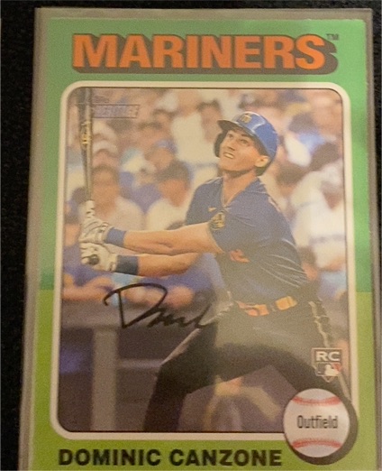 2024 Topps Heritage #426 Dominic Canzone — front