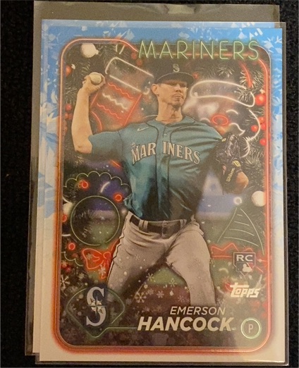 2024 Topps Holiday #H197 Emerson Hancock — front