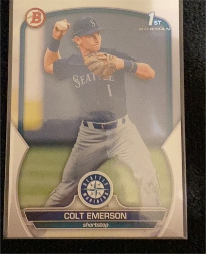 2023 Bowman Draft #BD-42 Colt Emerson — front