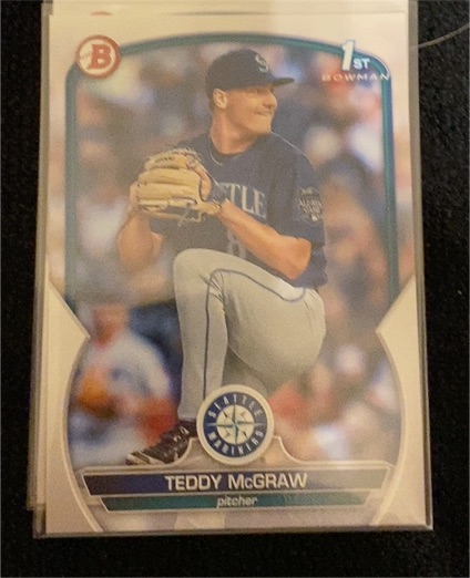 2023 Bowman Draft #BD-73 Teddy McGraw — front