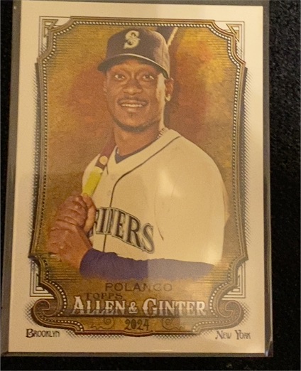 2024 Topps Allen & Ginter #329 Jorge Polanco — front