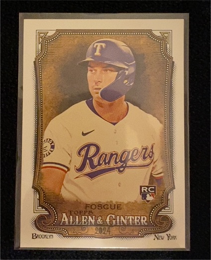 2024 Topps Allen & Ginter #253 Justin Foscue — front