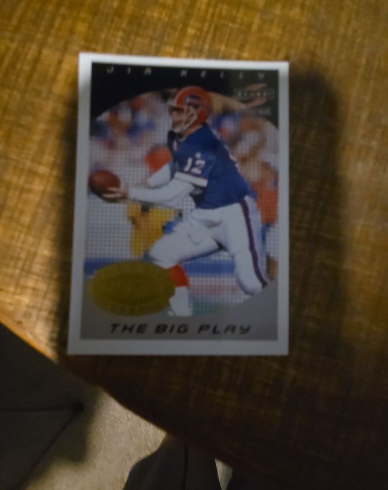 1997 Pinnacle Score The Big Play Jim Kelly — front
