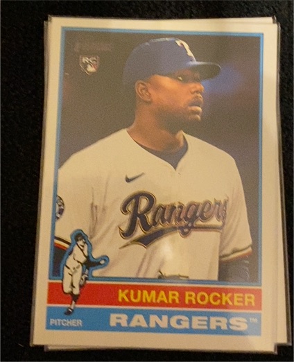 2025 Topps Heritage #179 Kumar Rocker — front