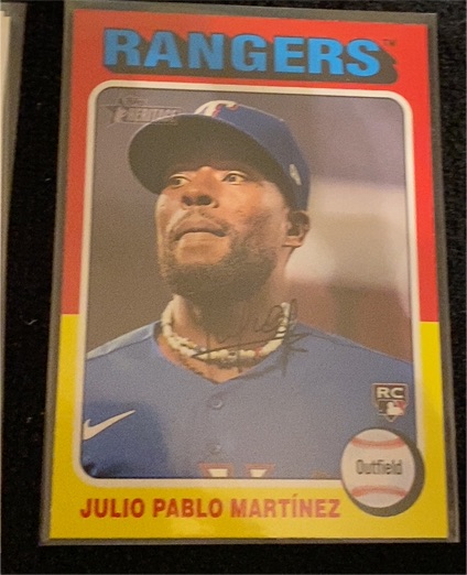 2024 Topps Heritage #223 Julio Pablo Martínez — front