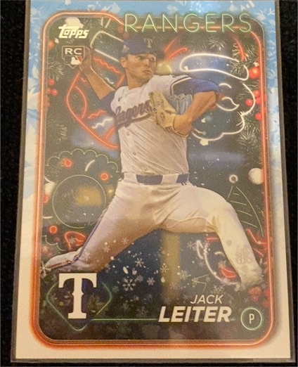 2024 Topps Holiday #H155 Jack Leiter — front