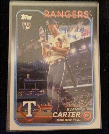 2024 Topps Update #US58 Evan Carter — front