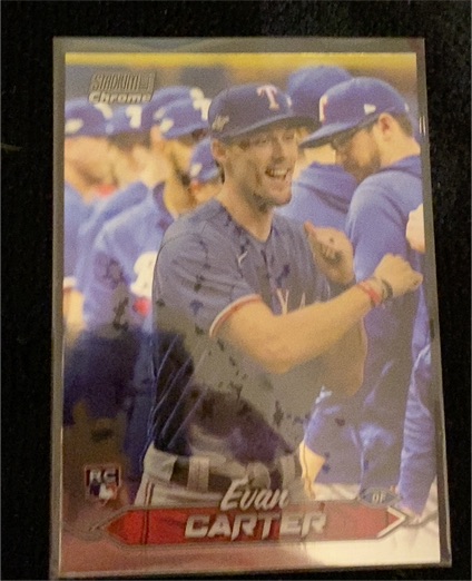 2024 Topps Stadium Club Chrome #208 Evan Carter — front