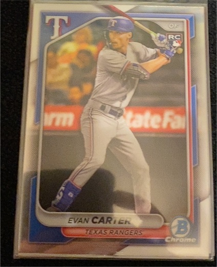 2024 Bowman Chrome #65 Evan Carter — front