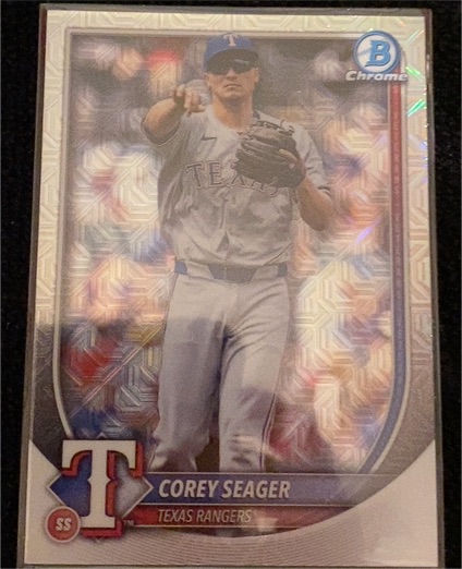 2025 Bowman Chrome #38 Corey Seager — front