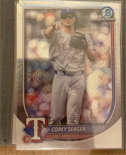 2025 Bowman Chrome #38 Corey Seager — front