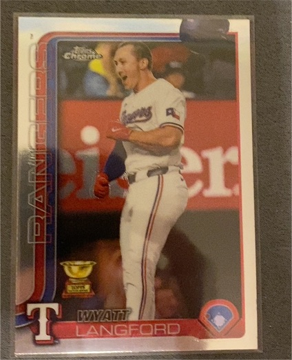 2025 Topps Chrome #68 Wyatt Langford — front