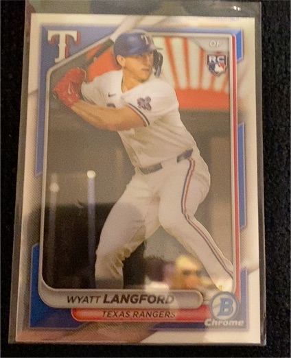2024 Bowman Chrome #71 Wyatt Langford — front