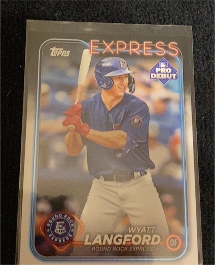 2024 Topps Pro Debut #PD-95 Wyatt Langford — front