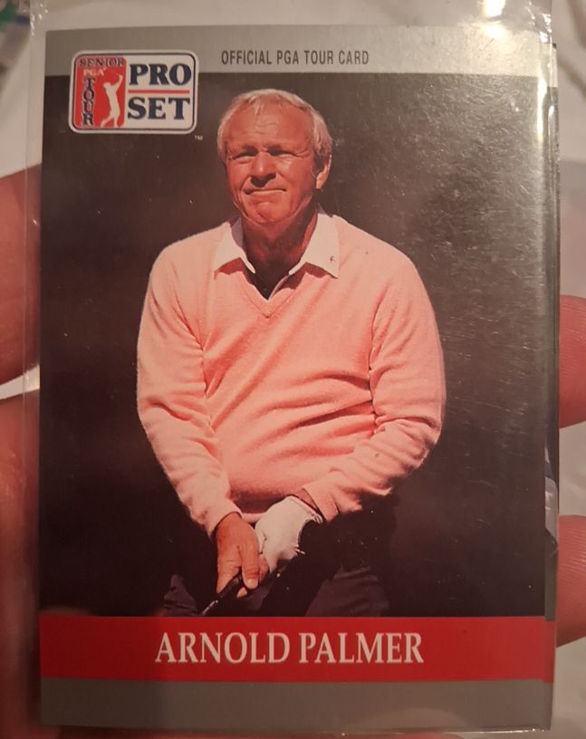 1990 Pro Set #80 Arnold Palmer — front