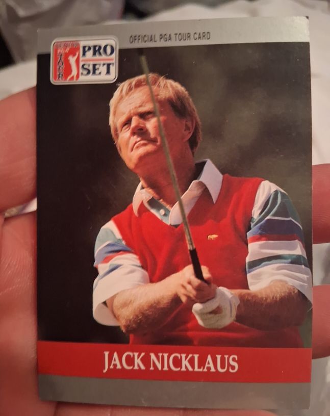1990 Pro Set PGA Tour #93 Jack Nicklaus — front