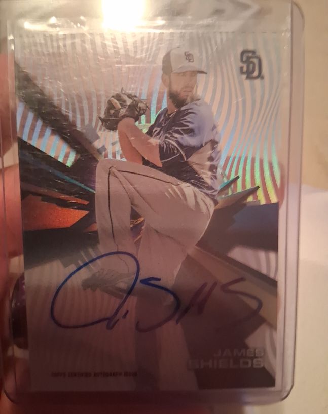 2015 Topps High Tek James Shields — front