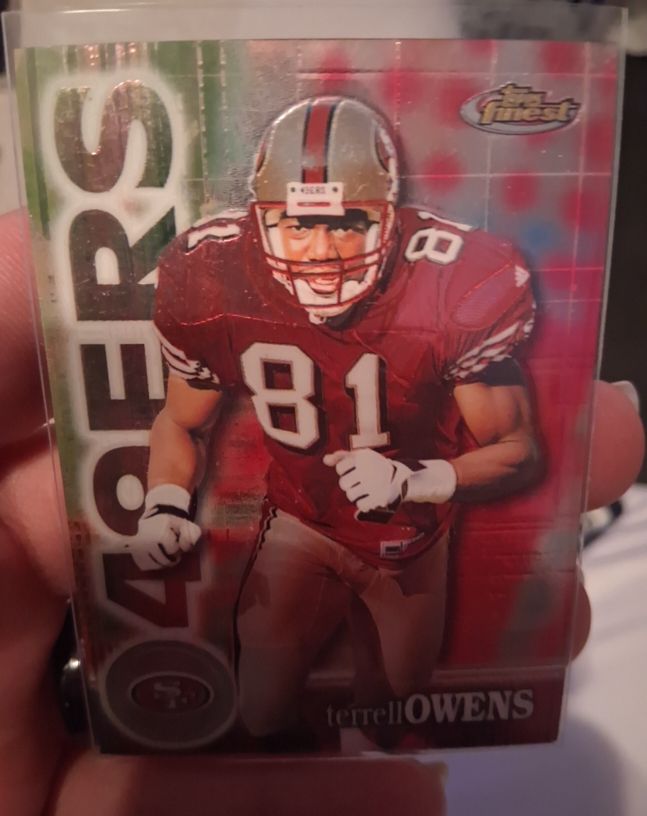2000 Topps Finest #24 Terrell Owens — front