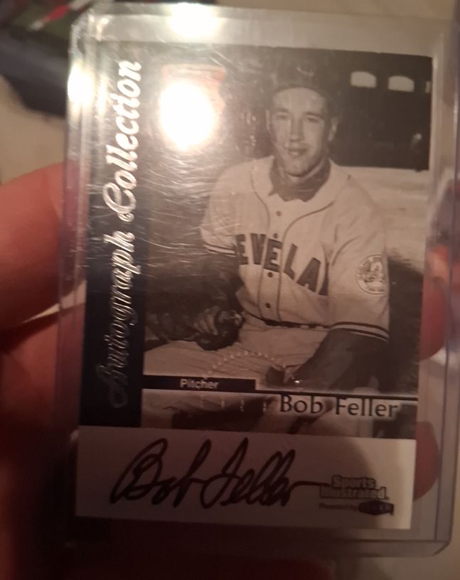 1999 Fleer Sports Illustrated Greats of the Game Bob Feller — front