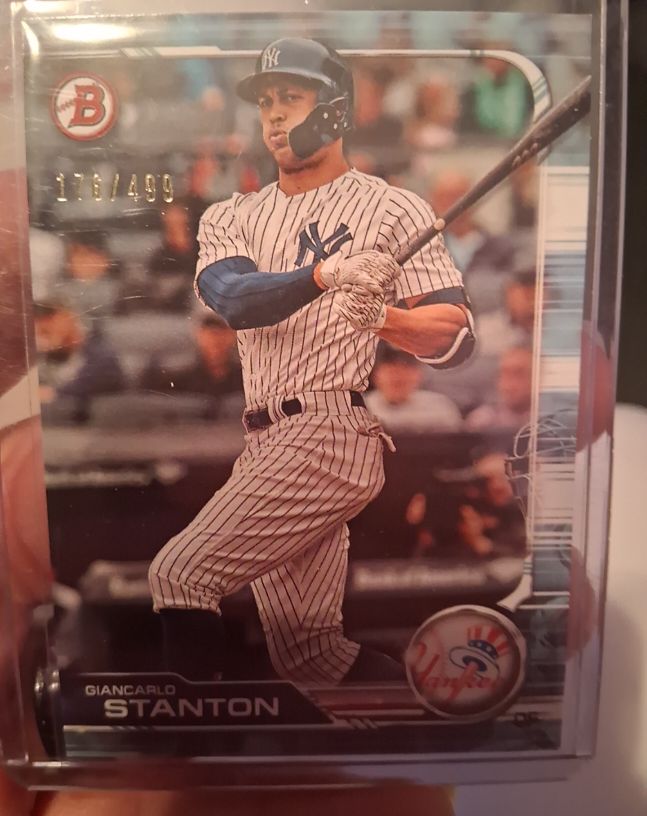 2019 Bowman #43 Giancarlo Stanton — front