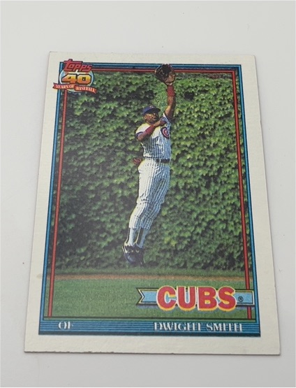 1991 Topps #463 Dwight Smith — front