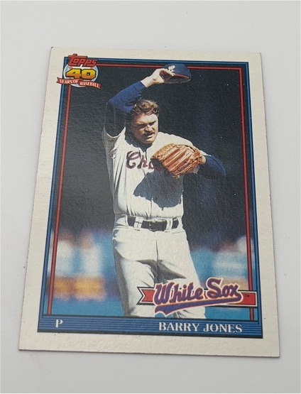 1991 Topps #33 Barry Jones — front