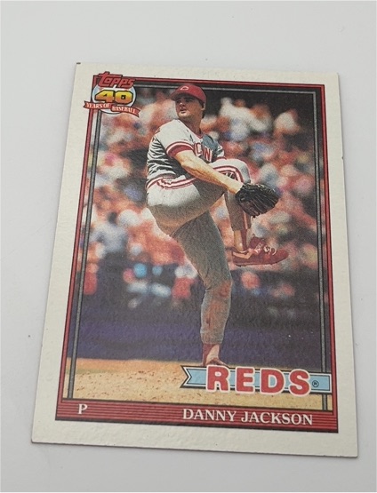1991 Topps #92 Danny Jackson — front