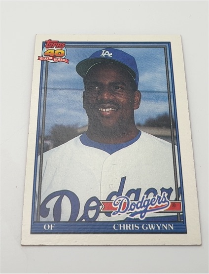 1991 Topps #99 Chris Gwynn — front