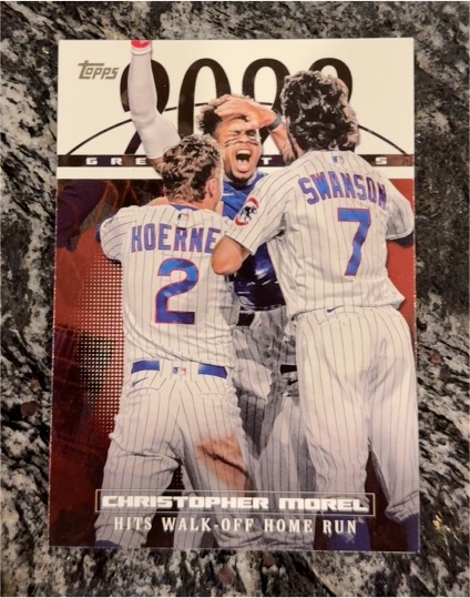 2024 Topps Series 1 2023 Greatest Hits #23GH-1 Christopher Morel — front