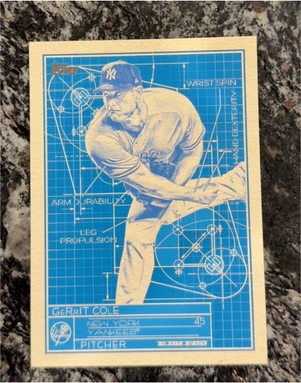 2024 Topps Series 1 #SB-23 Gerrit Cole Superstar Blueprint — front