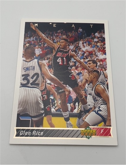 1992-93 Upper Deck #126 Glen Rice — front