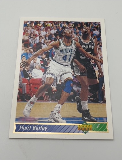 1992-93 Upper Deck #184 Thurl Bailey — front