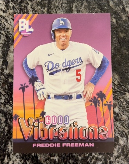 2024 Topps Big League #GV-1 Freddie Freeman Good Vibrations — front