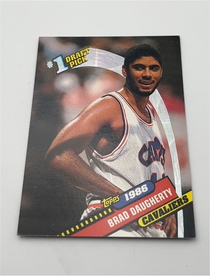 1993 Topps NBA #1 1986 Draft Pick Brad Daugherty — front