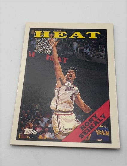 1992 Topps Archives #110 Rony Seikaly Miami Heat Basketball Card — front