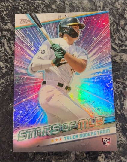 2024 Topps Series 1 Stars of MLB #SMLB-18 Tyler Soderstrom — front