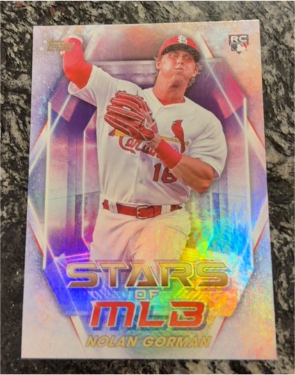 2023 Topps Stars of MLB #SMLB-23 Nolan Gorman — front