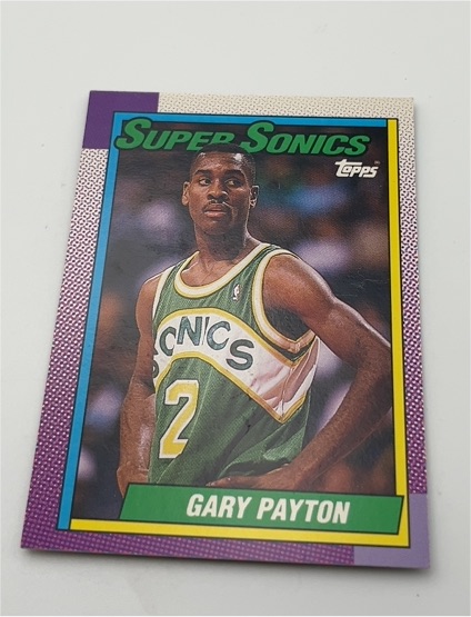 1992-93 Topps Archives #137 Gary Payton Seattle SuperSonics — front