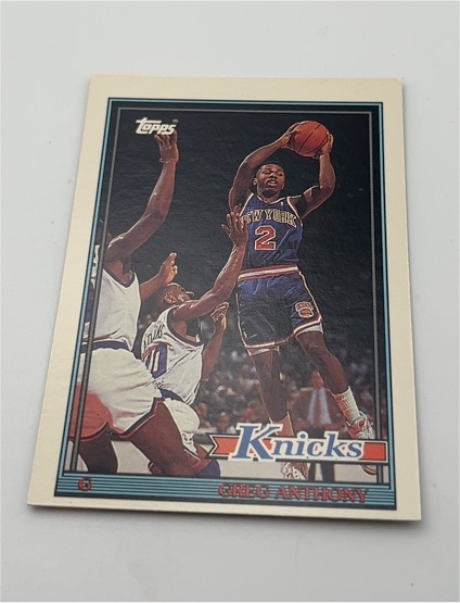 1992-93 Topps #141 Greg Anthony — front