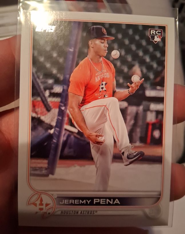 2022 Topps Update #US253 Jeremy Pena — front
